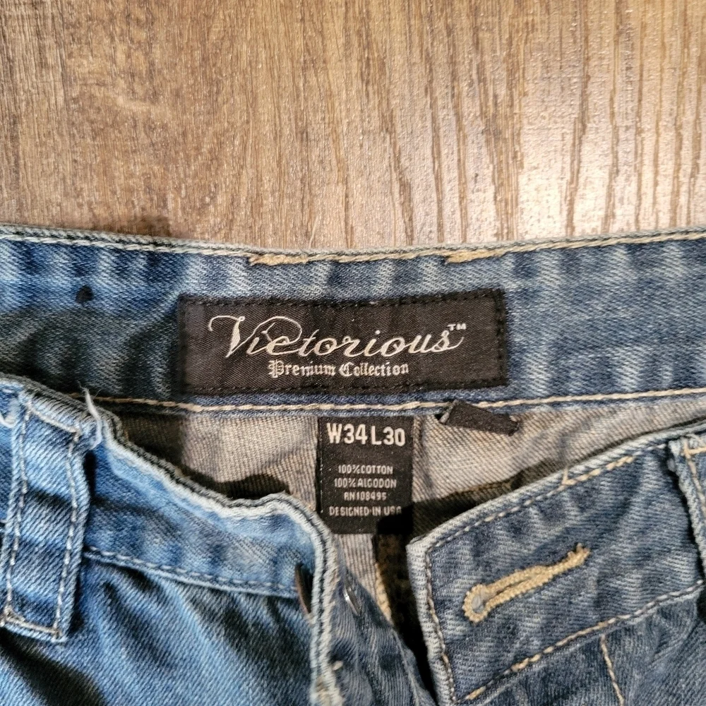 Victorious Men's Blue Jeans - Picture 5 of 15